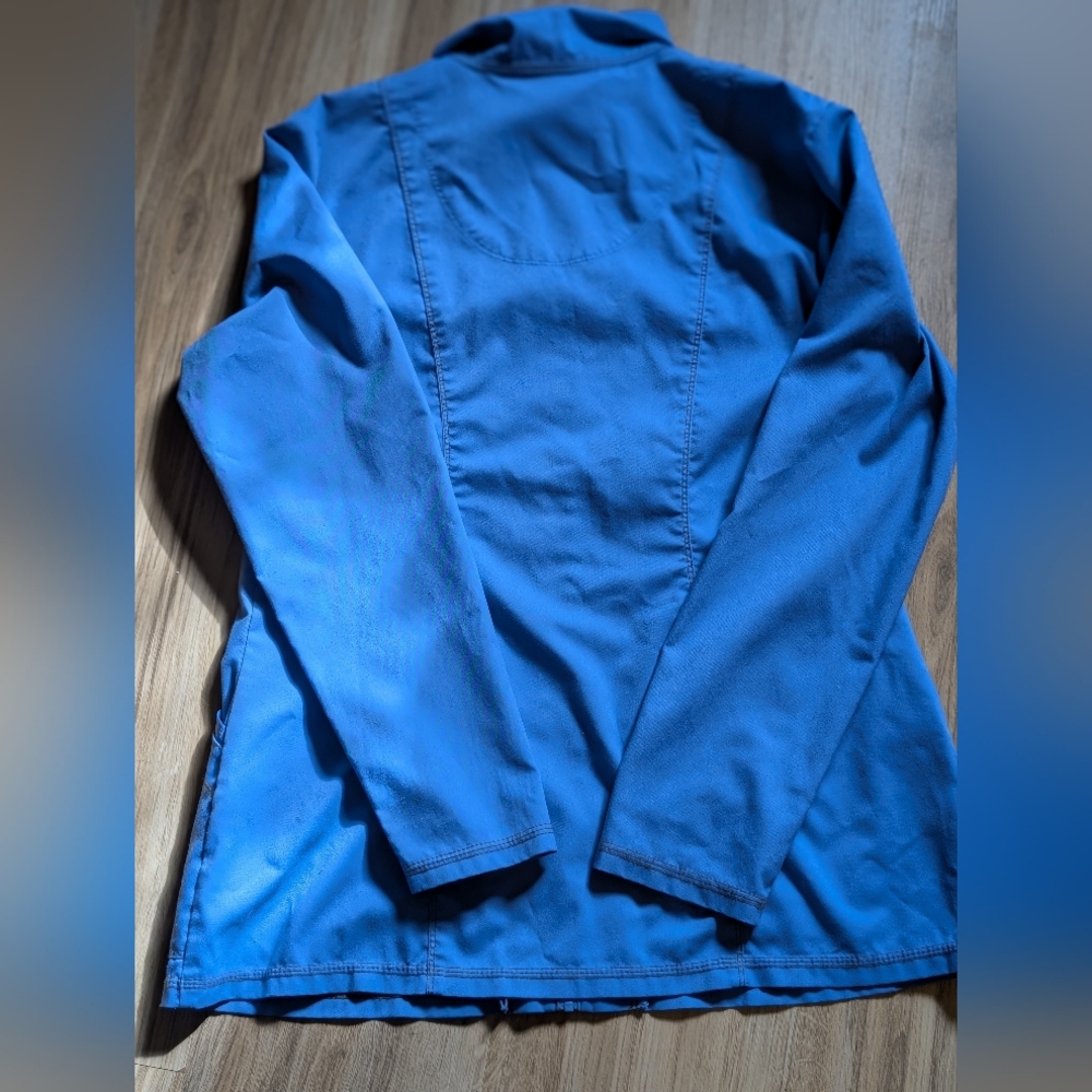 Women Dickies Medium Blue Soft shell Windbreaker Springcore Outdoors Retro 90s - Picture 6 of 8